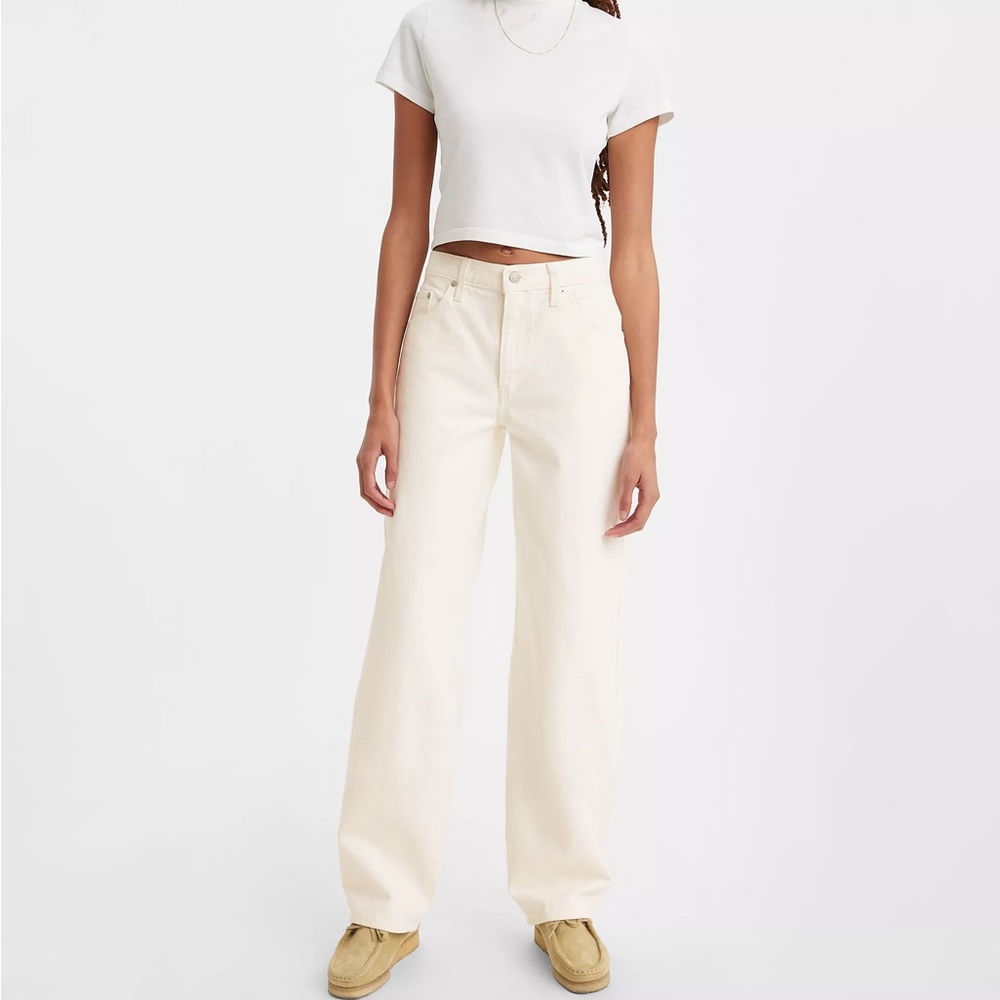 Levi’s Baggy Dad Women’s Jeans White